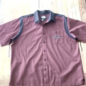 Harley Davidson button down shirt